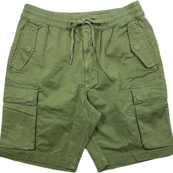 POLO RALPH LAUREN Mens Utility Surplus Chino Cargo Shorts Classic Fit Flat Front